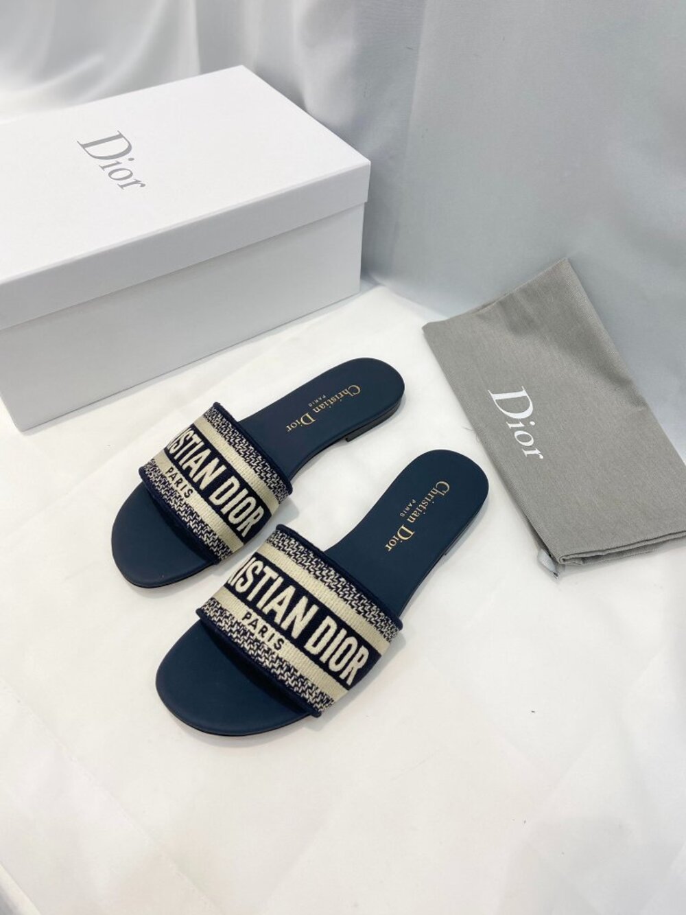 Dior black sandals